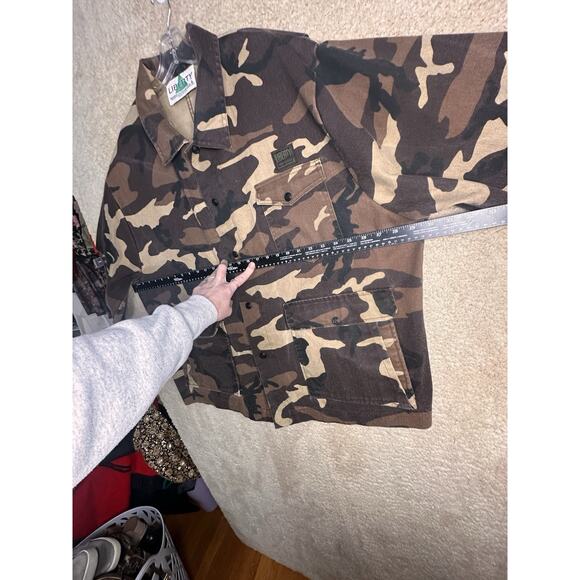 Vtg Liberty Real Tree Camo Chore Style Jacket Sz 3X Military Hunting Utility EUC - Picture 11 of 16